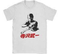 Space Adventure Cobra T-Shirt for Men Round Collar Pure Cotton T Shirt Manga Short Sleeve Tees Tops Manches Courtes(Large)