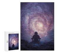 Space Astronaut Meditation Puzzle 1000 Pièces Educa Jouet en Bois Cadeau Unique Décoration Intérieure Jeu Éducatif Challenge Toy Adultes Et Enfants À Partir De 14 Ans 300 PCS