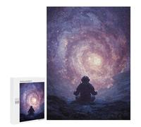 Space Astronaut Meditation Puzzle 1000 Pièces Educa Jouet en Bois Cadeau Unique Décoration Intérieure Jeu Éducatif Challenge Toy Adultes Et Enfants À Partir De 14 Ans 500 PCS