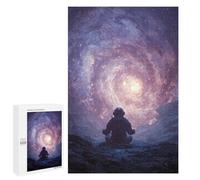 Space Astronaut Meditation Puzzle 1000 Pièces Educa Jouet en Bois Cadeau Unique Décoration Intérieure Jeu Éducatif Challenge Toy Adultes Et Enfants À Partir De 14 Ans 1000 PCS
