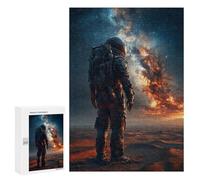 Space Astronaut on Mars Puzzle 1000 Pièces Educa Jouet en Bois Cadeau Unique Décoration Intérieure Jeu Éducatif Challenge Toy Adultes Et Enfants À Partir De 14 Ans 300 PCS