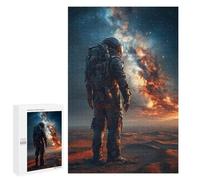 Space Astronaut on Mars Puzzle 1000 Pièces Educa Jouet en Bois Cadeau Unique Décoration Intérieure Jeu Éducatif Challenge Toy Adultes Et Enfants À Partir De 14 Ans 1000 PCS