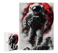 Space Astronaut Red Moon Puzzle 1000 Pièces Educa Jouet en Bois Cadeau Unique Décoration Intérieure Jeu Éducatif Challenge Toy Adultes Et Enfants À Partir De 14 Ans 500 PCS
