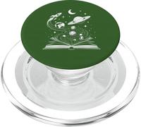Space Books Rat de bibliothèque Astronomie Science Galaxie Planète Téléphone PopSockets PopGrip pour MagSafe