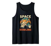 Space Bowling Corgi Astronaute Funny Dog Design Débardeur