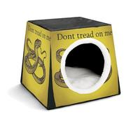 Space Capsule Niche en tissu Oxford pour chats, chiens, cochons d'Inde et petits animaux de compagnie, famille et voyage, 35,1 x 35,1 x 30 cm