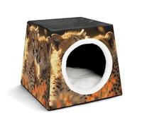 Space Capsule Niche en tissu Oxford pour chats, chiens, cochons d'Inde et petits animaux de compagnie, famille et voyage, 35,1 x 35,1 x 30 cm