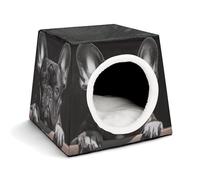 Space Capsule Niche en tissu Oxford pour chats, chiens, cochons d'Inde et petits animaux de compagnie, famille et voyage, 35,1 x 35,1 x 30 cm