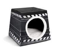 Space Capsule Niche en tissu Oxford pour chats, chiens, cochons d'Inde et petits animaux de compagnie, famille et voyage, 35,1 x 35,1 x 30 cm