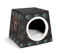 Space Capsule Niche en tissu Oxford pour chats, chiens, cochons d'Inde et petits animaux de compagnie, famille et voyage, 35,1 x 35,1 x 30 cm