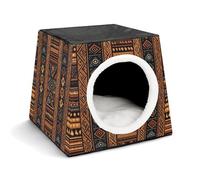 Space Capsule Niche en tissu Oxford pour chats, chiens, cochons d'Inde et petits animaux de compagnie, famille et voyage, 35,1 x 35,1 x 30 cm