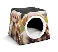 Space Capsule Niche en tissu Oxford pour chats, chiens, cochons d'Inde et petits animaux de compagnie, famille et voyage, 35,1 x 35,1 x 30 cm