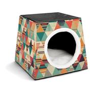 Space Capsule Niche en tissu Oxford pour chats, chiens, cochons d'Inde et petits animaux de compagnie, famille et voyage, 35,1 x 35,1 x 30 cm