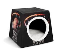 Space Capsule Niche en tissu Oxford pour chats, chiens, cochons d'Inde et petits animaux de compagnie, famille et voyage, 35,1 x 35,1 x 30 cm