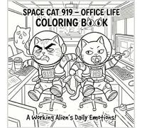 SPACE CAT 919-OFFICE LIFE COLORING BOOK: A Working Alien’s Daily Emotions!