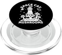 Space Cat on Mushrooms Cosmic Journey PopSockets PopGrip pour MagSafe