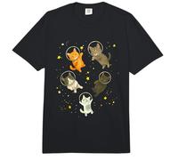 Space Cats Astronautes Chats drôles Comfort Colors Adult Heavyweight T-Shirt
