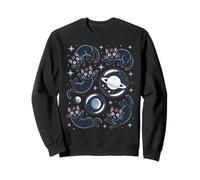 Space Cats Planètes Étoiles Galaxie Félin Sweatshirt