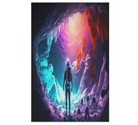 Space Cave Puzzles en Bois 1000 Pièces Adultes, Poster Jigsaw Puzzle, Design Unique Jouet ÉduChatif pour Adolescents Et EnfFourmis 78×53cm