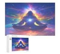 Space Challenger Puzzle 1000 Pièces Vision 3D Unique Méditation Objet astronomique Jeu D'Intelligence pour Adultes Et Enfants Divertissement Créatif Cadeau Unique Famille 1000 PCS