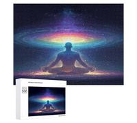 Space Challenger Puzzle 500 Pièces Décoratif 3D Méditation Objet astronomique Jeu Éducatif pour Famille Vision 3D Relaxation Assemblage Amusant Cadeau Unique 500 PCS