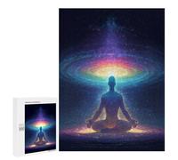 Space Challenger Puzzles 500 Pièces Vision 3D Artistique Méditation Objet astronomique Divertissement Créatif pour Famille Relaxation Artistique Qualité Supérieure Décoration 500 PCS