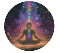 Space Challenger Rond Puzzle 195 Pièces pour Meditation Astronomical Object Adultes Enfants Forme d'animal Classique DIY Résumé Chaleureuse Paysage des Art Activité Jouets 195 PCS