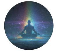 Space Challenger Rond Puzzle 195 Pièces pour Meditation Astronomical Object Adultes Enfants Forme d'animal Encastrement Facile Qualité Premium Artistique Art Relaxation Décoration 195 PCS