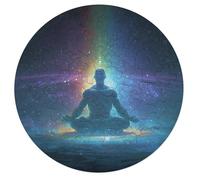 Space Challenger Rond Puzzle 68 Pièces pour Meditation Astronomical Object Adultes Enfants Forme d'animal Cadeau Inspirations Voyage Réduction du Stress Jeu D'Intelligence l'art 68 PCS