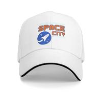 Space City Baseball Cap Hiking Fishing Breathable Trucker Hat Female Male Fashion Design Baseball Caps