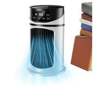 Space Cooler Fan, Portable 3-Speed Cooling Device, Humidifier, Quiet Air Circulator for Desk, Bedroom, Dorm Room, Outdoor Camping, Living Room, and Study Table Use