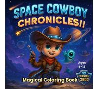 Space Cowboy Chronicles!: Space Cowboy Coloring Book for Kids Ages 4-12 - Epic Adventures in a Galactic Wild West!