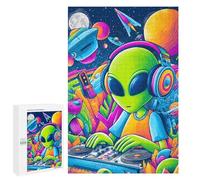 Space DJ Alien Party Puzzle 1000 Pièces Educa Jouet en Bois Cadeau Unique Décoration Intérieure Jeu Éducatif Challenge Toy Adultes Et Enfants À Partir De 14 Ans 1000 PCS