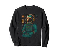 Space DJ Astronaute Cosmic Music Vibes Sweatshirt