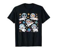 Space Dogs Astronaute Funny Dog Lovers Cosmic T-Shirt