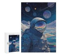 Space Explorer Astronaut Artwork -2 Puzzle 1000 Pièces Educa Jouet en Bois Cadeau Unique Décoration Intérieure Jeu Éducatif Challenge Toy Adultes Et Enfants À Partir De 14 Ans 300 PCS