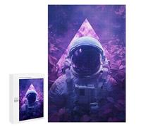 Space Explorer Astronaut in Purple Nebula Puzzle 1000 Pièces Educa Jouet en Bois Cadeau Unique Décoration Intérieure Jeu Éducatif Challenge Toy Adultes Et Enfants À Partir De 14 Ans 1000 PCS