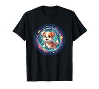 Space Explorer Chiot Astronaute dans la Galaxie T-Shirt