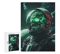 Space Explorer with Glowing Skull Helmet Puzzle 1000 Pièces Educa Jouet en Bois Cadeau Unique Décoration Intérieure Jeu Éducatif Challenge Toy Adultes Et Enfants À Partir De 14 Ans 300 PCS
