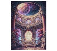 Space Gate Puzzles en Bois 300 Pièces pour Adultes, Matériaux Recyclables De Qualité Supérieure Puzzle, Jeu en Famille, 42×30cm