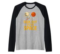 Space Geek Out Galaxy Astronomy Unisexe Manche Raglan