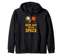 Space Geek Out Galaxy Astronomy Unisexe Sweat à Capuche