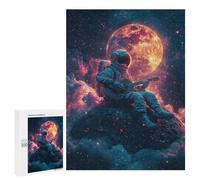 Space Guitarist Cosmic Serenade Puzzle 1000 Pièces Educa Jouet en Bois Cadeau Unique Décoration Intérieure Jeu Éducatif Challenge Toy Adultes Et Enfants À Partir De 14 Ans 500 PCS