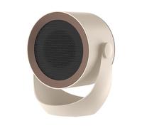 Space Heater - 19.2x22.5x14.6cm Two Temperature Settings 90 Degree Adjustment Portable Cooling Desk Fan,Easy To Apply Heating For Tip-Over Overheat Protection Dorm Home Bedroom Office Indoor Desk