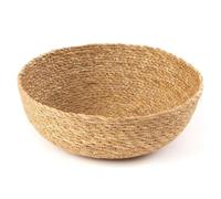 Space Home - Bols de Décoration Intérieure - Panier de Rangement en Osier pour Clés, Portefeuille, Téléphone Portable et Petits Objets - Bol Décoratif Rond - 26 cm