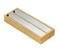 Space Home - Distributeur/organisateur aluminium/film - Porte-rouleau aluminium - Distributeur coupe-film