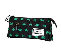 Space Invaders Army-Trousse Triple ECO, Noir