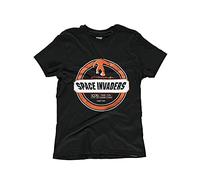 Space Invaders Monster Invader Homme T-Shirt Manches Courtes Noir S