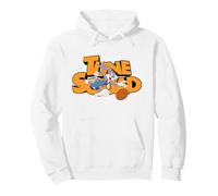 Space Jam A New Legacy Bugs Bunny Balling Sweat à Capuche, Unisexe pour Adultes, Blanc, L