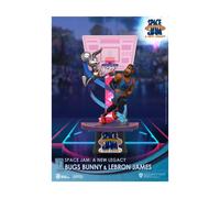 Space Jam : A New Legacy - Diorama D-Stage Bugs Bunny & Lebron James New Version 15 Cm